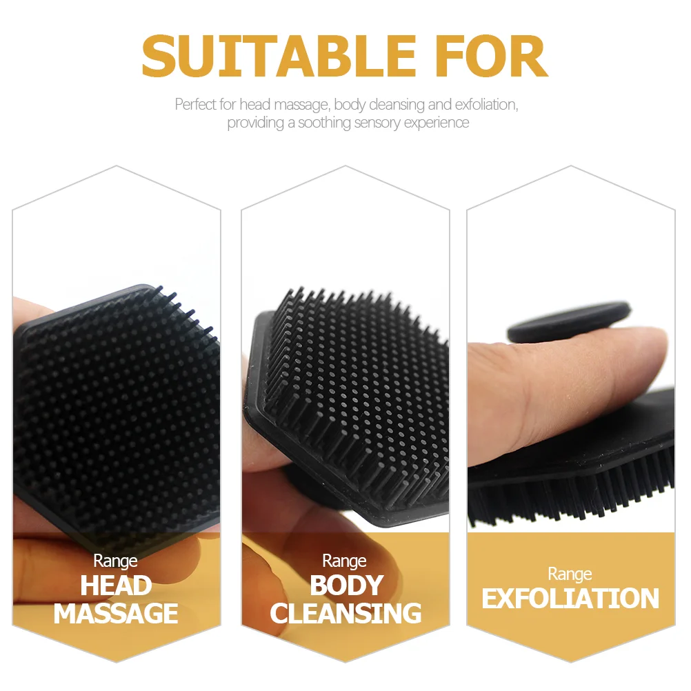 Facial Cleansing Brush Silicone Face Sponges Exfoliating Skin Care Travel Hair Massage Scrubber