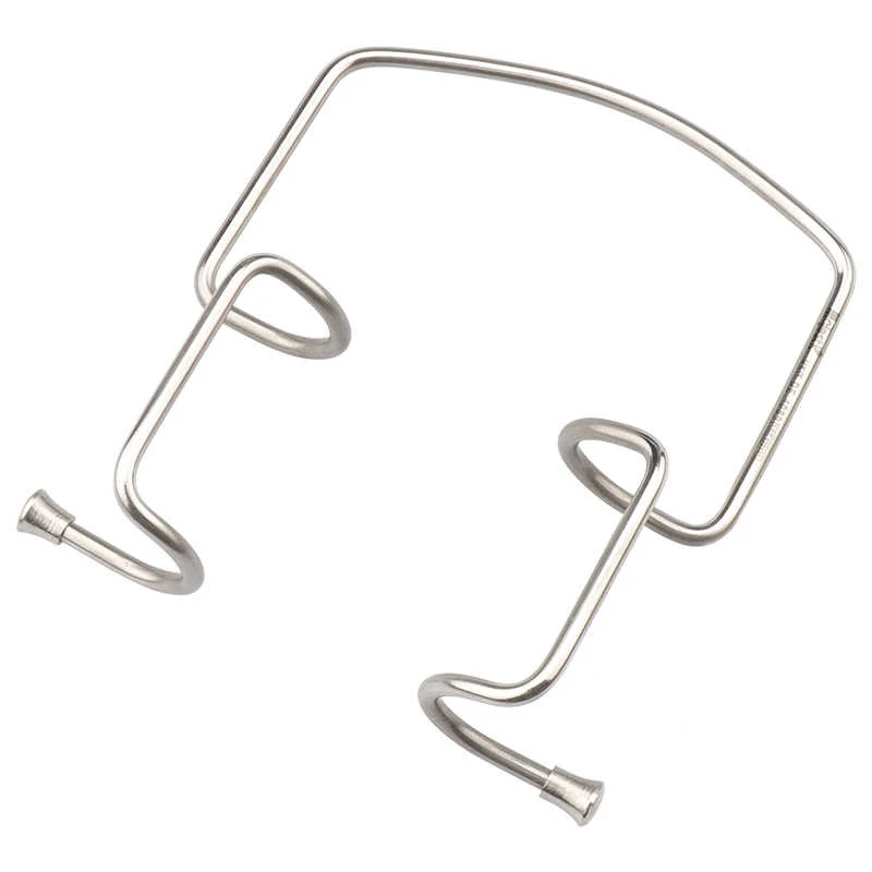 สแตนเลสสตีลปากเปิดตะขอเครื่องมือดูแลสัตว์เลี้ยง EDISON แหนบตะขอฟัน, แหนบสแตนเลสพร้อมฟัน