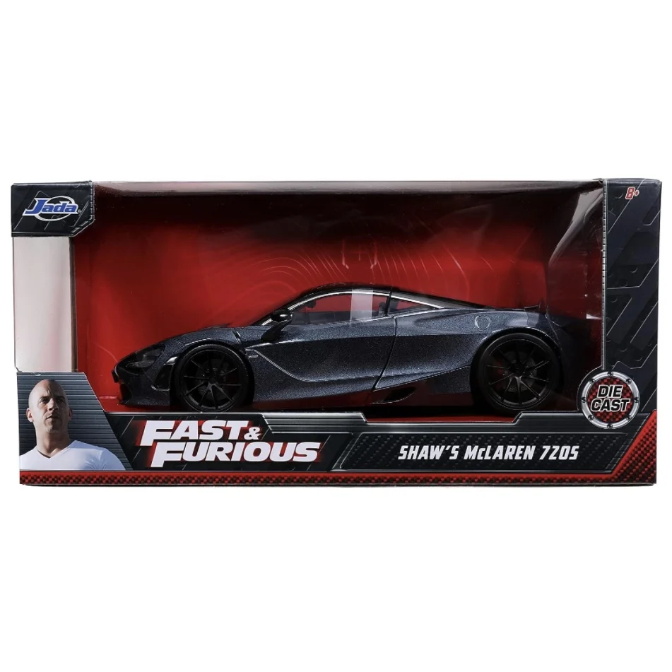 

Jada Toys Fast & Furious Presents: Hobbs & Shaw Hobbs' 1:24 McLaren 720S Die-cast Car Toy for Kids and Adults