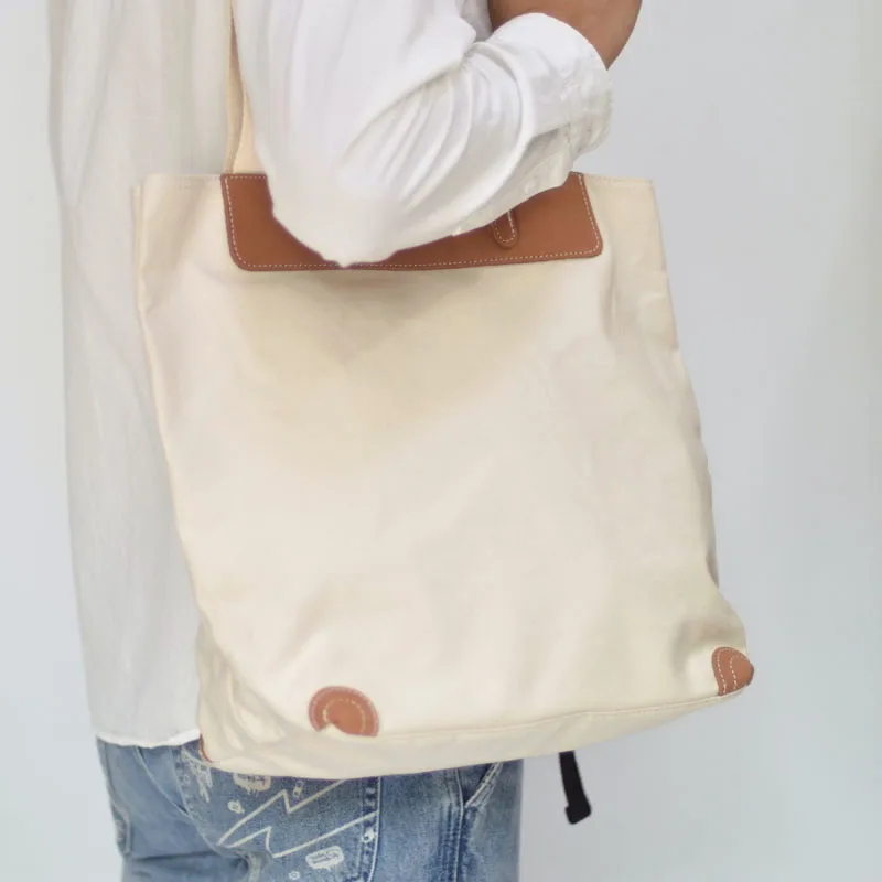 AETOO Forest-style artistic and retro single-shoulder handbag, simple magnetic buckle tote bag, casual and versatile pocket, cro
