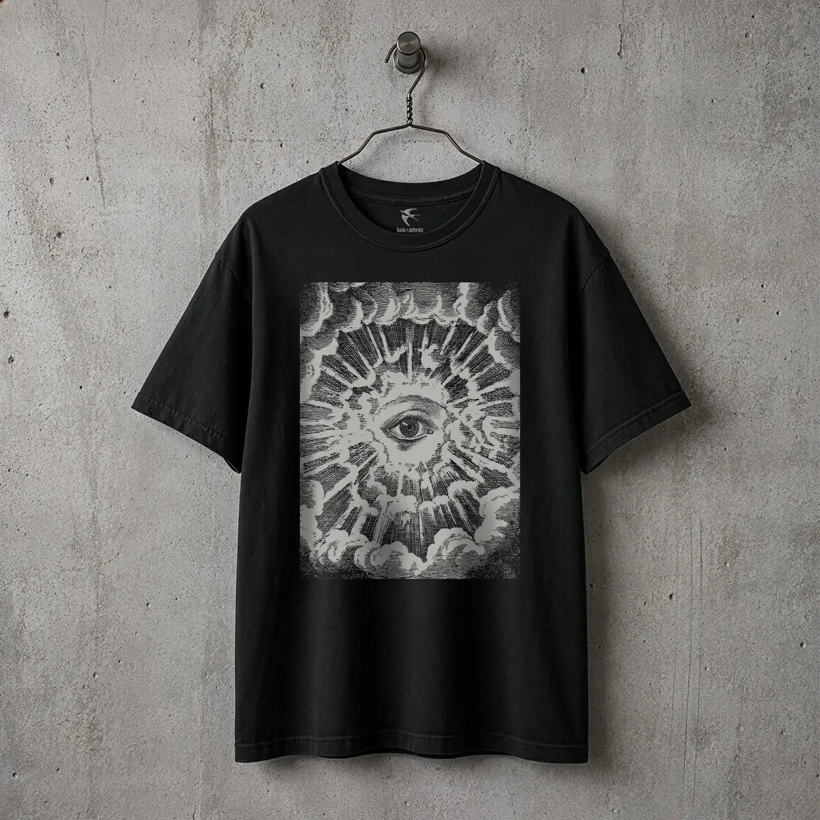 Eye of Providence Occult Symbol Awakening Gnosis T shirt vintage Washed Stretched Top For Everyday Wear Stylish Comfortable