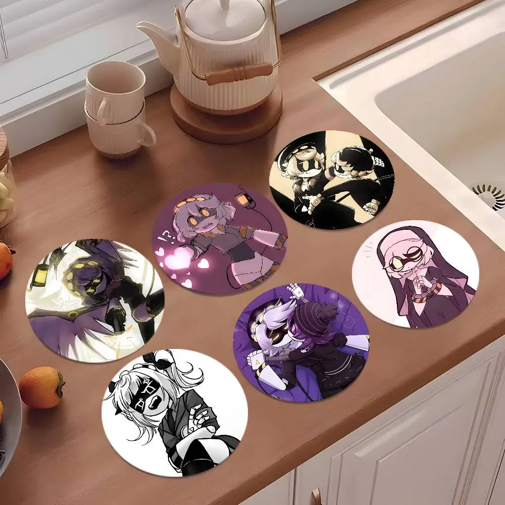 Game M-Murder-D-Drones N V J Coasters Round Wooden For Cute 