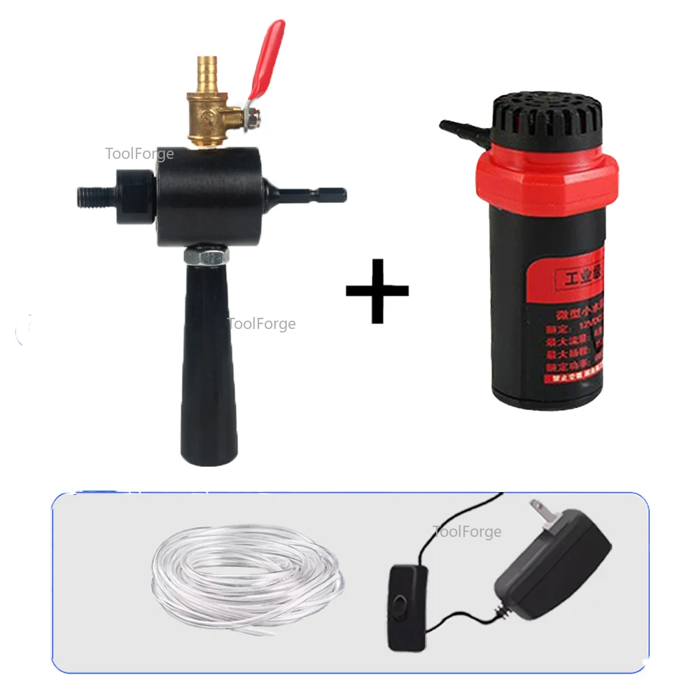 Hand Drill to Angle Grinder M10 Water Injector Adapter, Water Adding Device Drilling Adapter