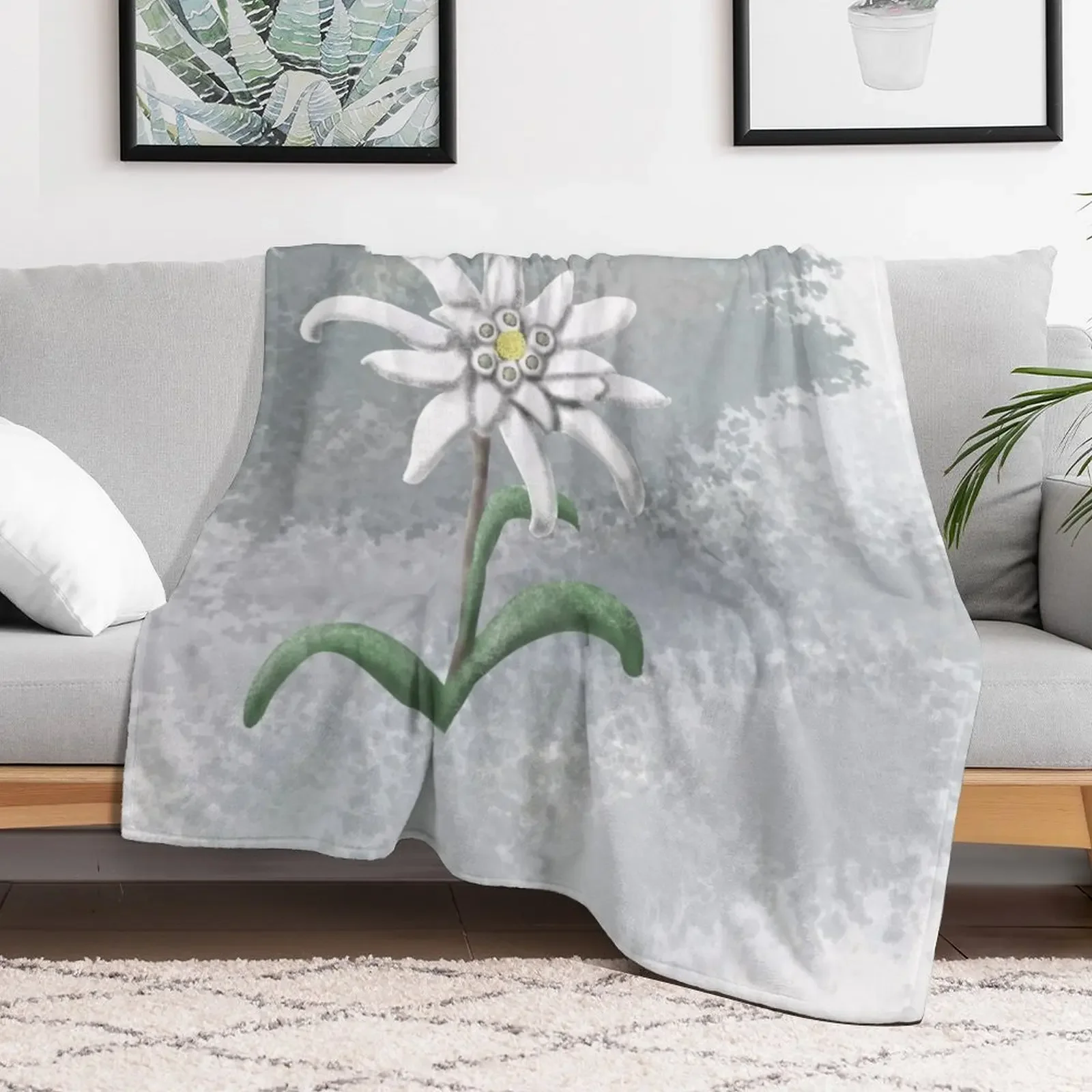 New Strength and Beauty- Edelweiss Throw Blanket valentine gift ideas Sofa Quilt cosplay anime Blankets