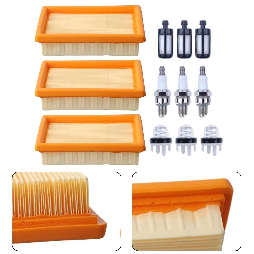 Air Filter Replacement For Blower Maintenance Kit Size No BR800 Tune-up Kit Easy Snap-in Installation 3 Fuel Gas Filters