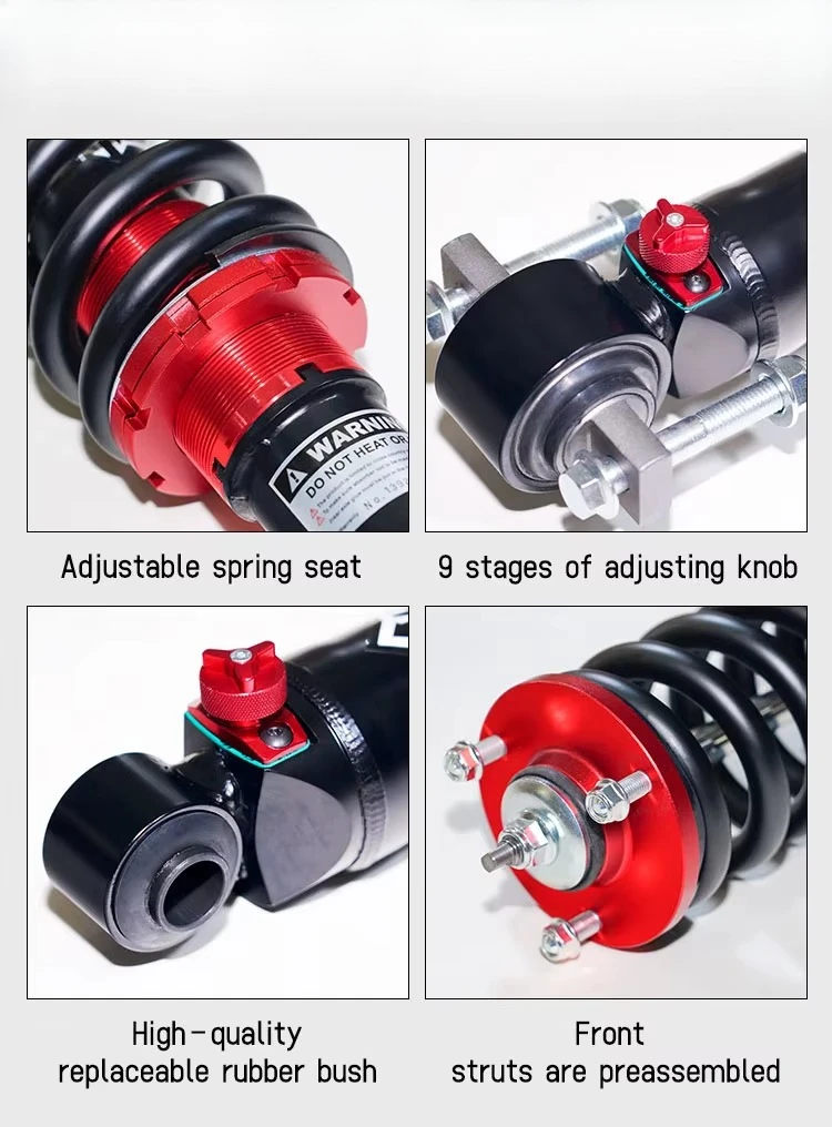 4pcs 2 Inch Adjustable Lift Shock Absorber Suspension Kit for Ranger Raptor F150 4X4 Pickup Off Road Upgrade