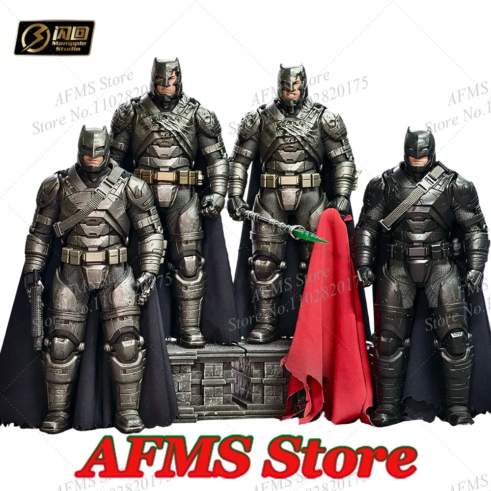 Manipple Studio M074 Escala 1/12 Figura Colecionável Blindado Bat Hero Battler Warrior 6 Polegadas Homens Soldado Figura de Ação Modelo Brinquedos