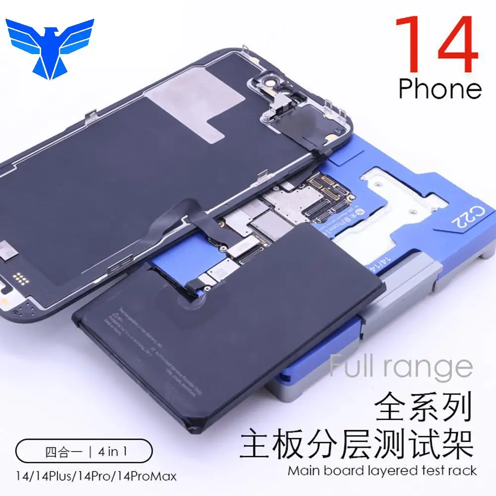 Mijing Mj C22 4in1 Main Board Layered Test Rack For Iphone 14 14plus 14pro 14promax Mainboard Function Tester Repair Tools