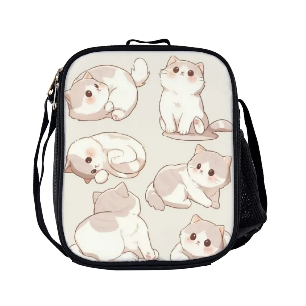 Mochila escolar de moda para niñas, mochila de estudiante de gran capacidad, mochila de estudiante de secundaria de dibujos animados, 17 pulgadas