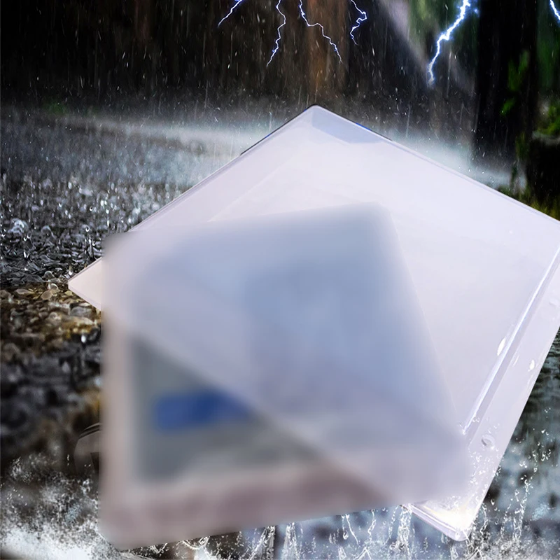 5YOA Transparent Rain Cover For Access Control Machine Device Durable Sunscreen Case Dustproof Waterproof Shell