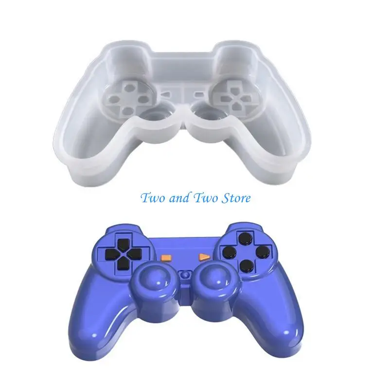 HX6F Irregular Gamepad Epoxy Resin Mold Handicrafts Ornaments Silicone Mould DIY Mold