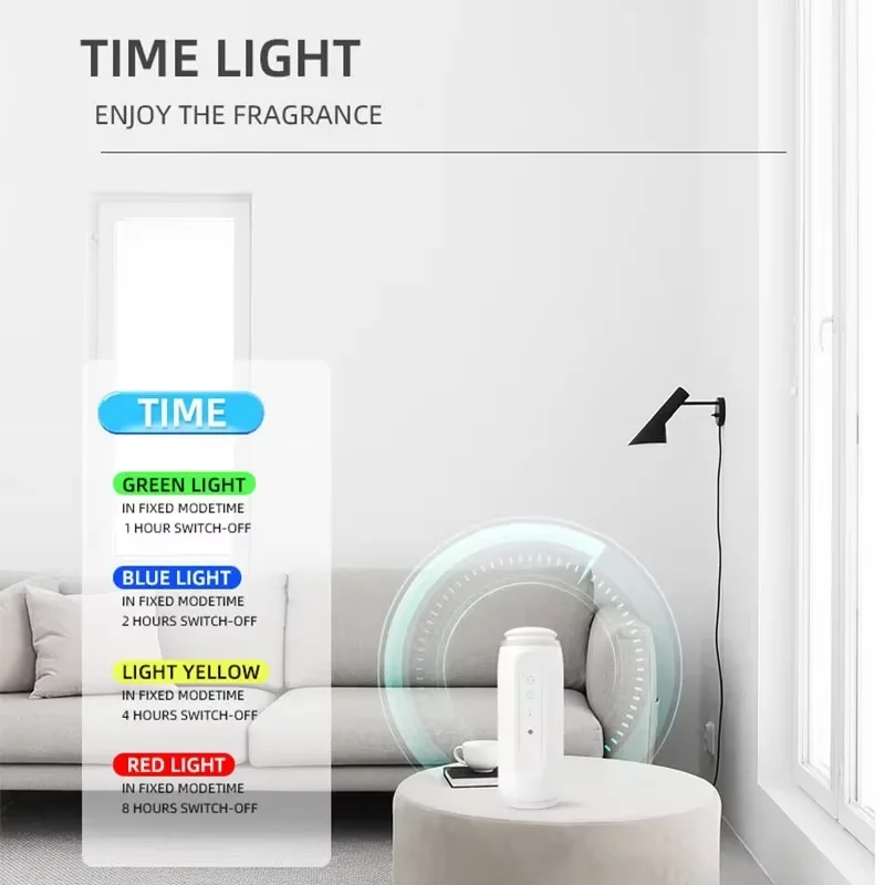 300m³ Wall Plug Aroma Diffuser Waterless Room Fragrance Oil Diffusers Electric Smell for Home Smart Scent Machine 3