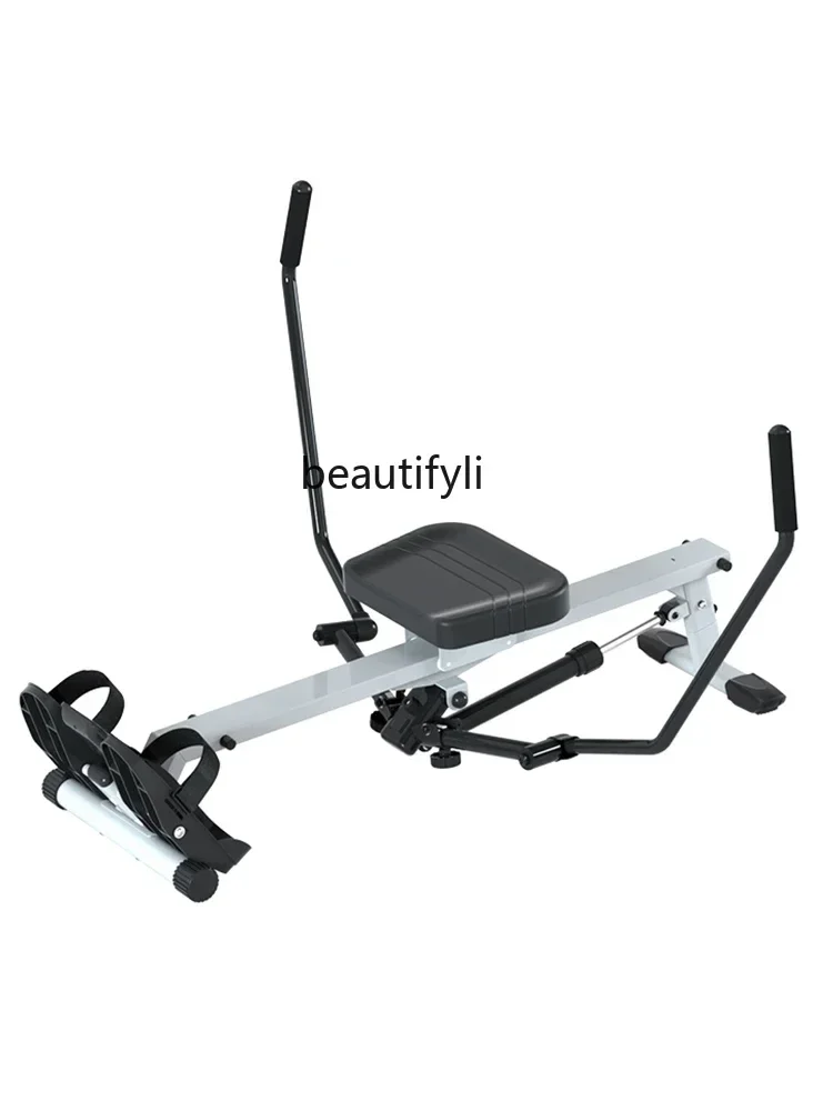 

lt Super fat burning simulation double propeller hydraulic silent rowing machine fitness equipment rowing machine