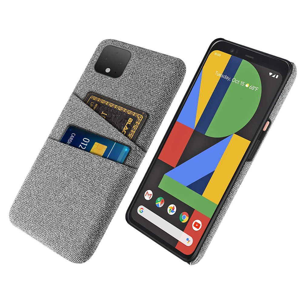 For Google Pixel 4 4A 4G 5G Case For Pixel 4 XL 4xl Pixel4 Pixel4xl For Google Pixel 4 Case Luxury Fabric Dual Card Phone Cover