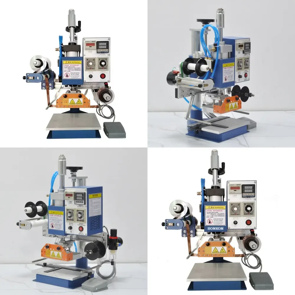 2026 hot Semi-Automatic Pneumatic Hot Stamping Machine Small Digital-Controlled for Leather Embossing, Logo Branding &