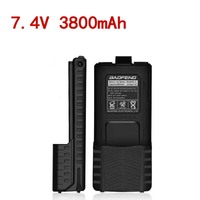 BaoFeng UV-5R Plus 7.4V 3800mAh Rechargeable Battery UV5RE BL-5 Extended Walkie Talkie Battery UV5RA Radio Accessories