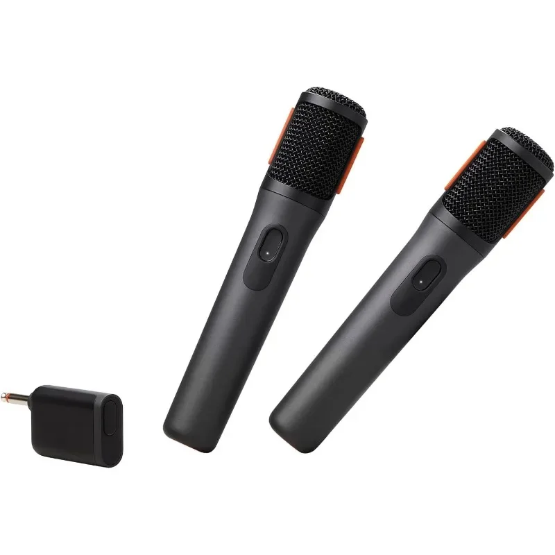 2x digital wireless microphone, rechargeable model Clear voice Stable connection, compatible with all PartyBox speakers