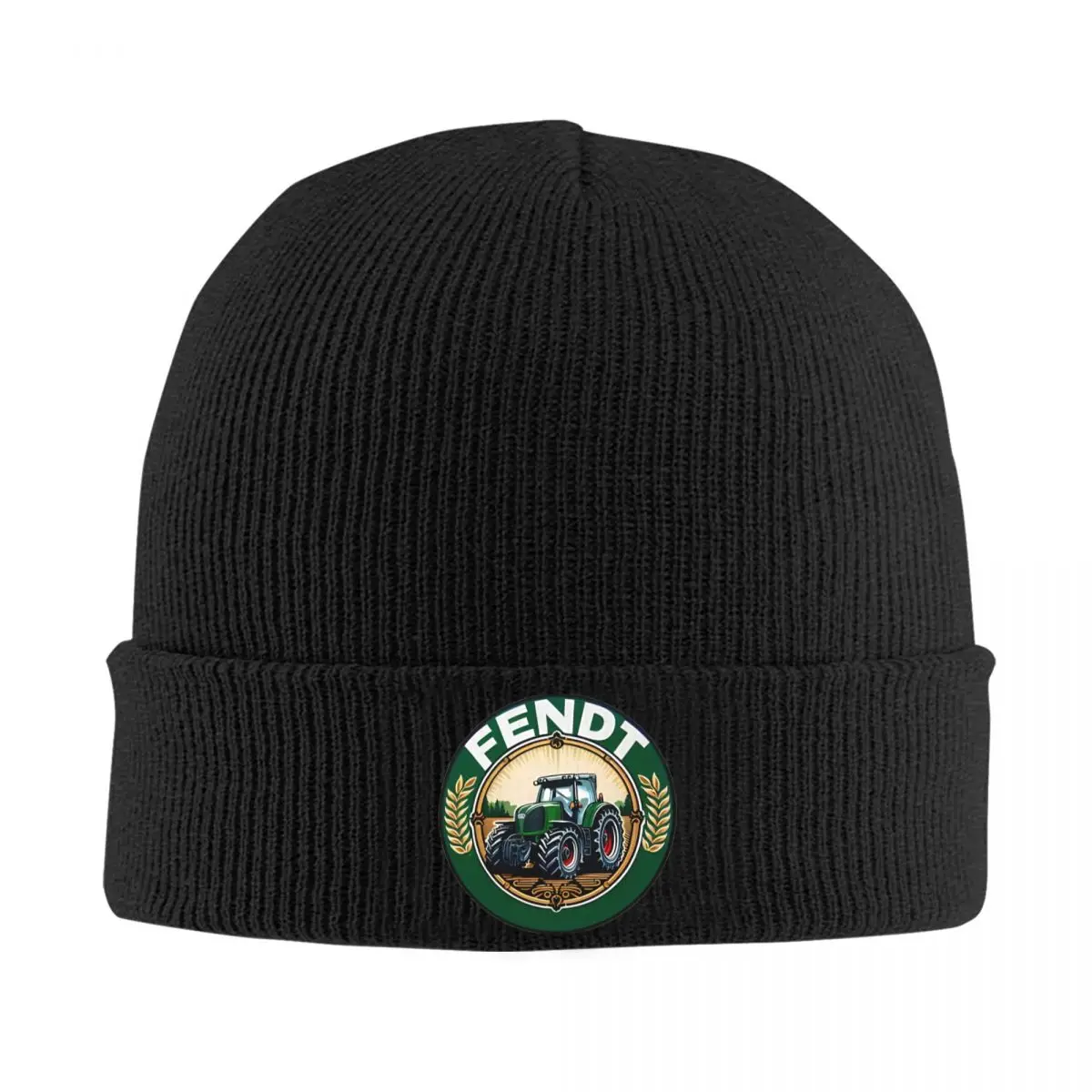 Fendt Agricultural Machinery Knit Hat Beanie Winter Hats Warm Acrylic New Farming Tractor Cap for Men Women