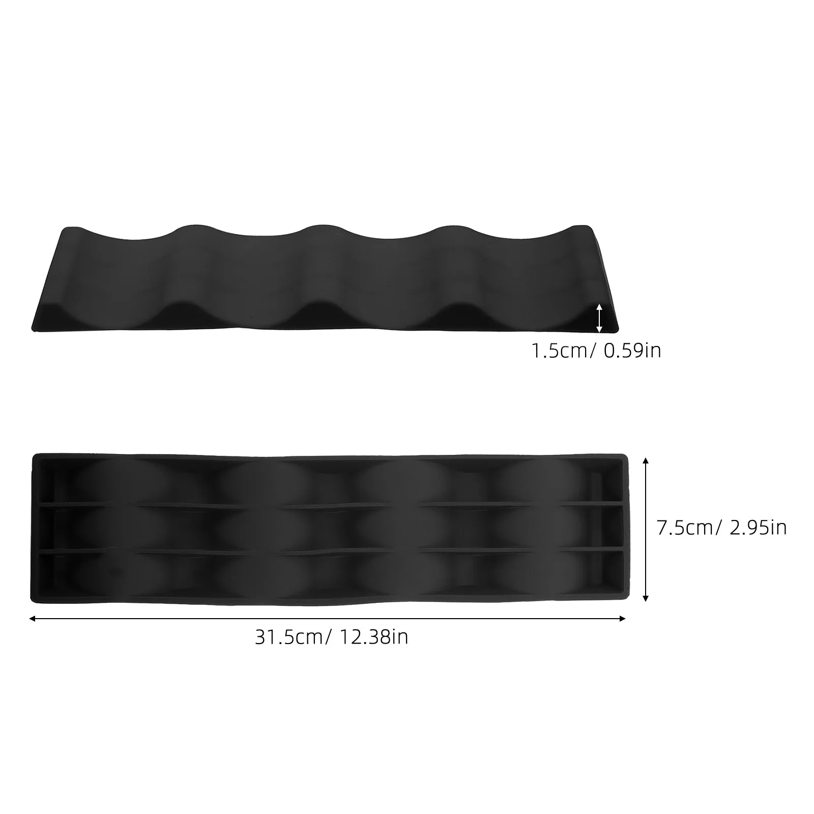 1Pcs Wine Bottle Stacker Silicone Foldable Rack Red Wine Holder Pyramid Storage Slip Resistant for Home Bar Fridge Display