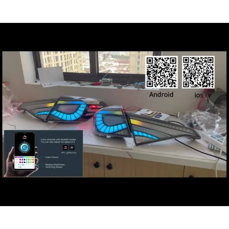 لهوندا سيفيك سيدان 11th Gen 2022-2025 RGB LED أضواء خلفية زوج #2