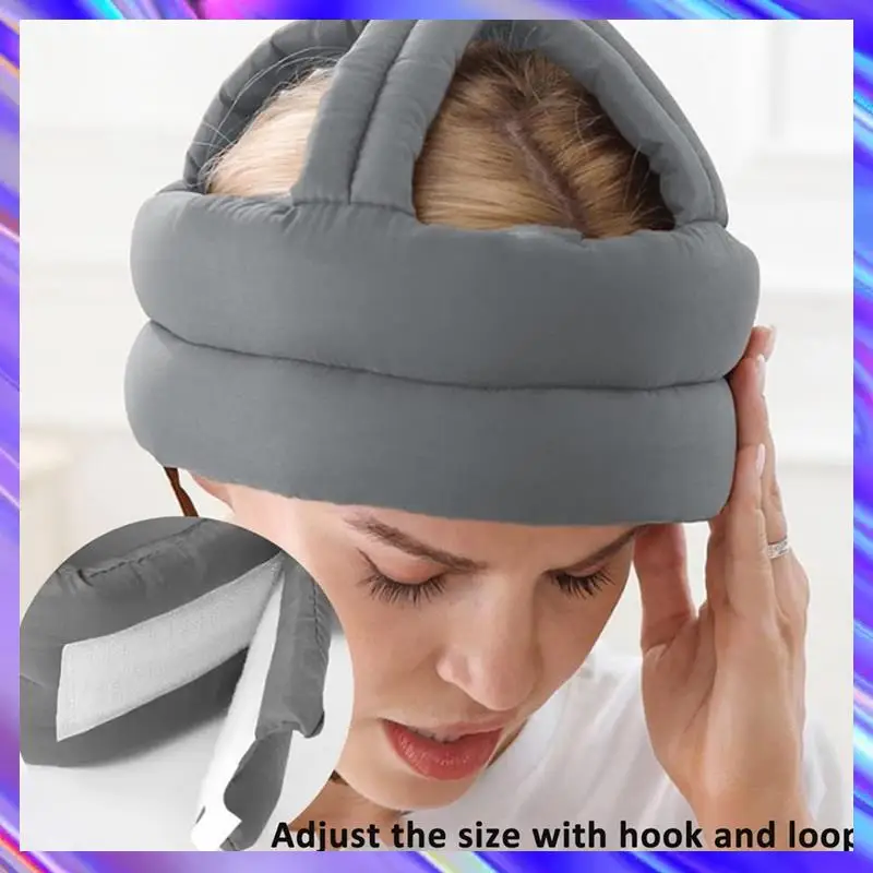 

A24U Elderly Protective Helmet, Safety Helmet Adjustable Breathable Seniors Fall Prevention Heads Protection Cap