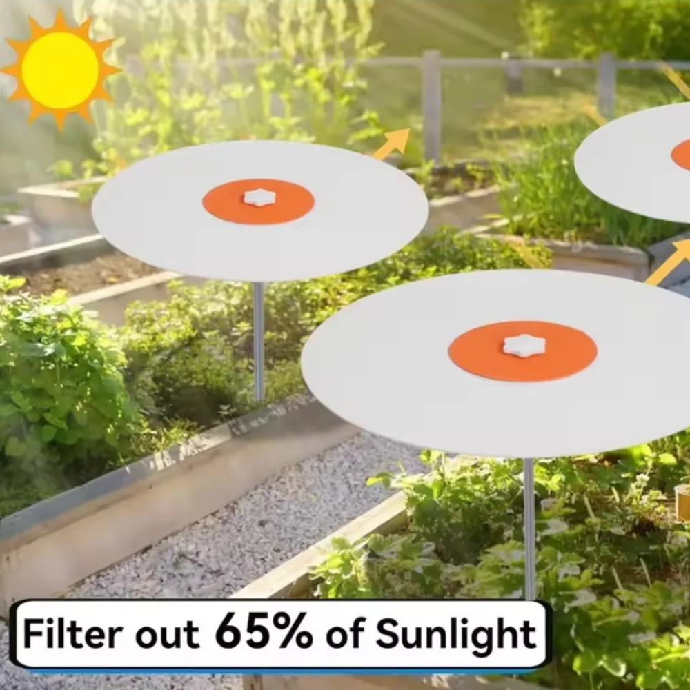 

Дождезащитный козырек для растений, ветрозащитный зонт от солнца с регулируемой высотой, многоразовый навес для растений, устойчивый к высоким температурам