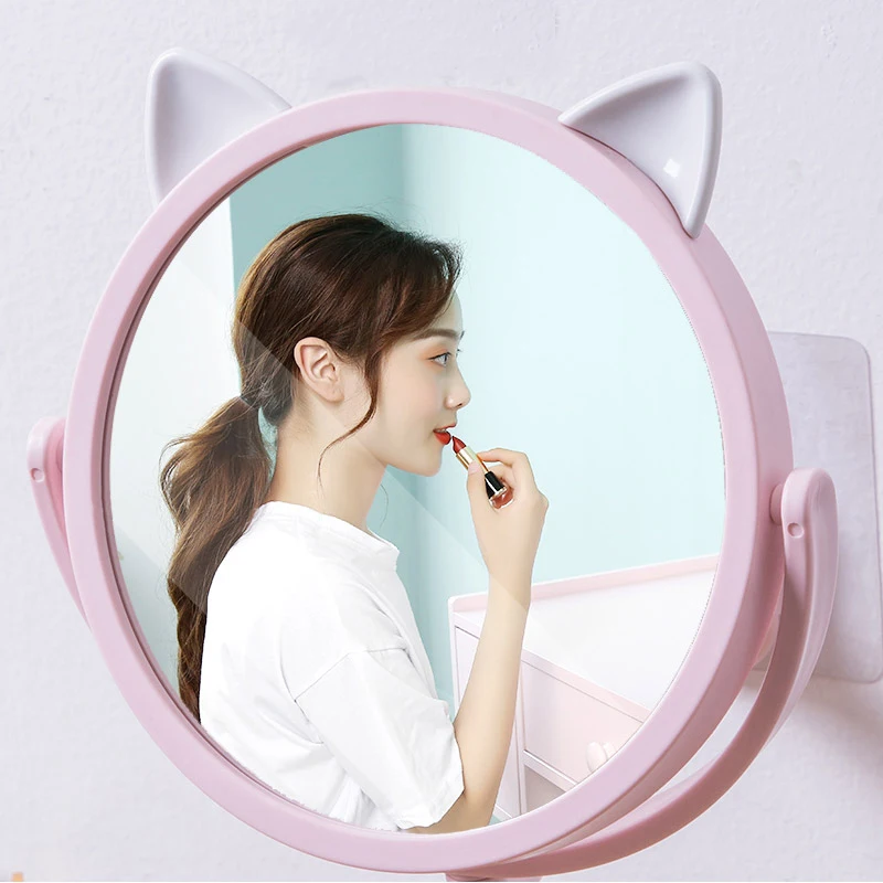 CX236 Fold Makeup Mirror Bathroom Wall Mounted Beauty Vanity Mirror Makeup Bath Cosmetic Folding Arm Smart Shaving Mirrors