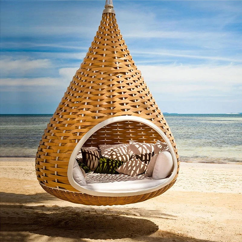 Outdoor Bird's Nest Swing Hammock Rattan Indoor Outdoor Bird's Nest