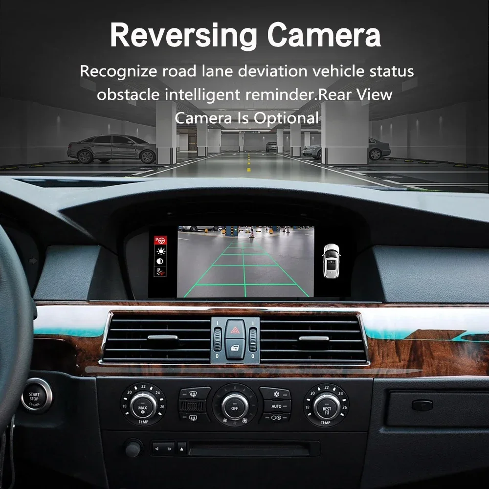 Autoradio Android 13 con touch screen da 8,8 pollici 2Din per serie 5 E60 2001 - 2010 Android Auto Carplay