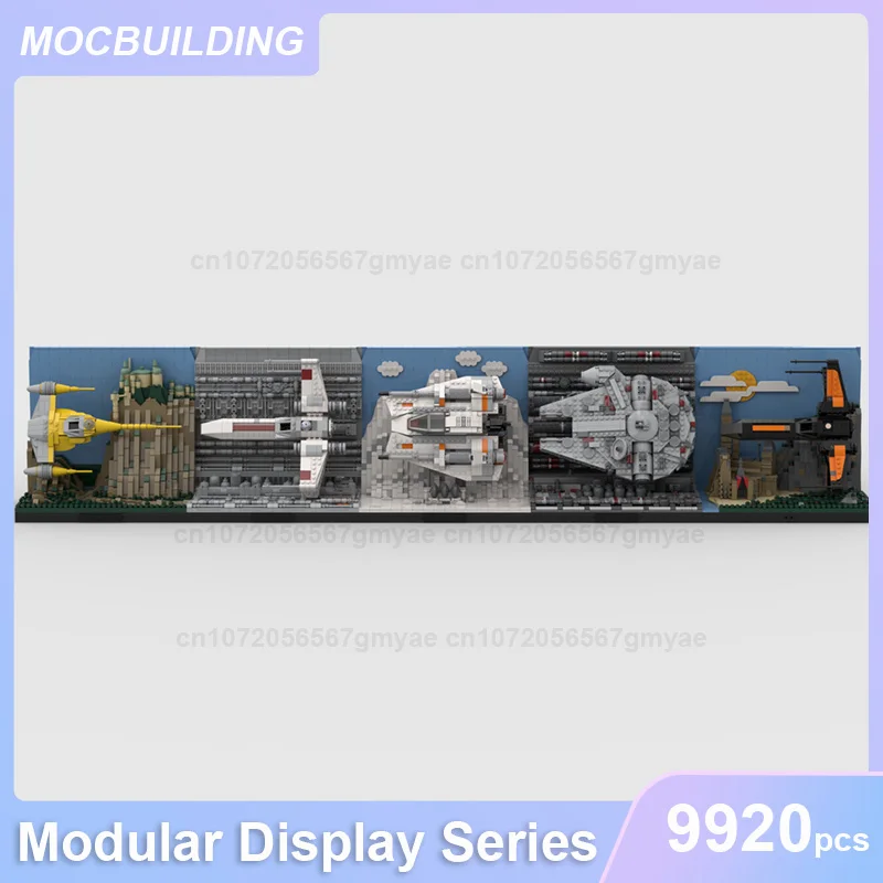 Modular Display Series Bundle รุ่น MOC Building Blocks DIY ประกอบอิฐ Space Collection Creative Xmas ของเล่นของขวัญ 9920PCS