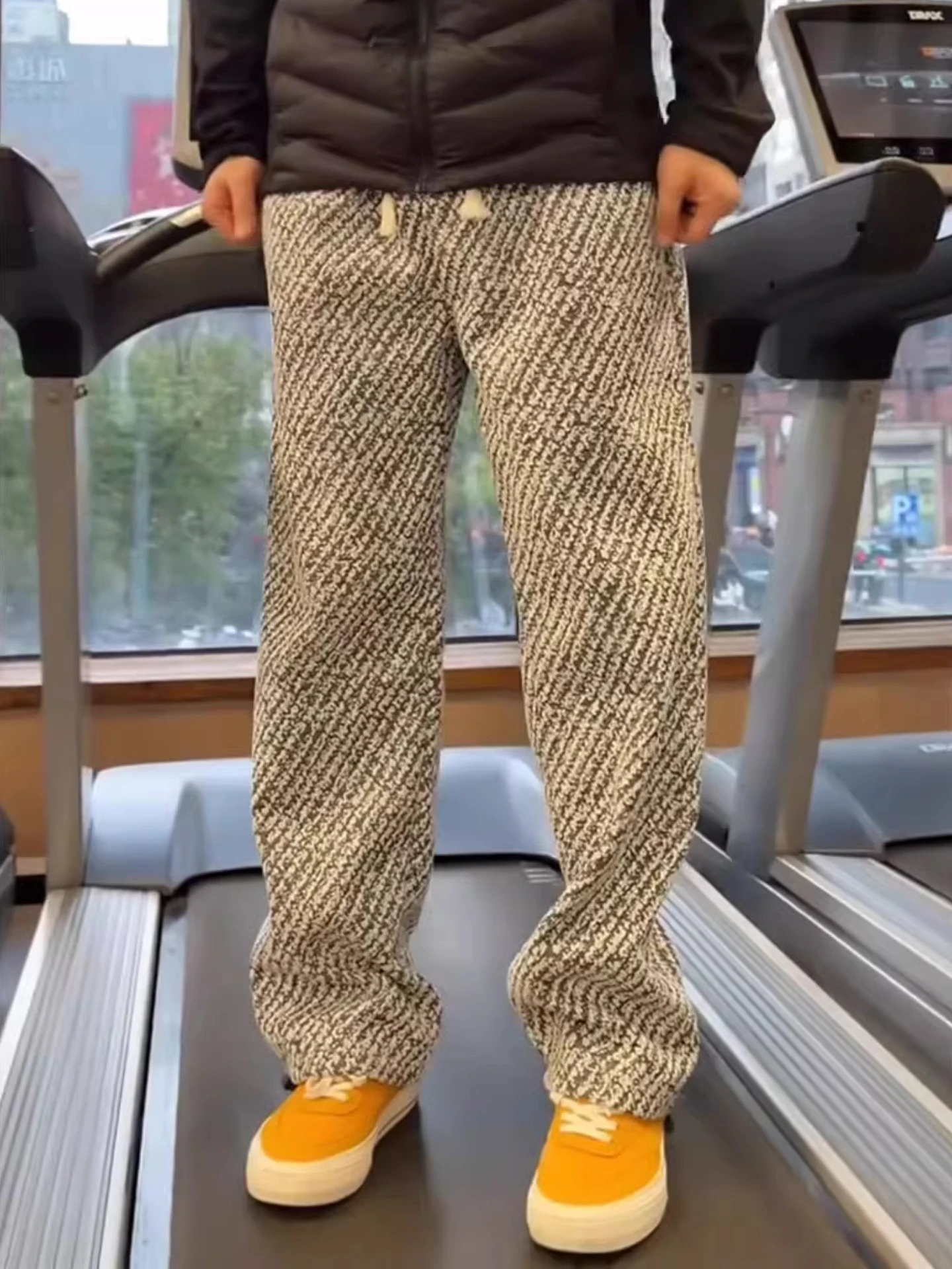 

Мужские шерстяные брюки, прямые брюки, повседневные брюки, осень-зима, удобные джинсы с наклонным узором на подкладке, спортивные удобные джинсы