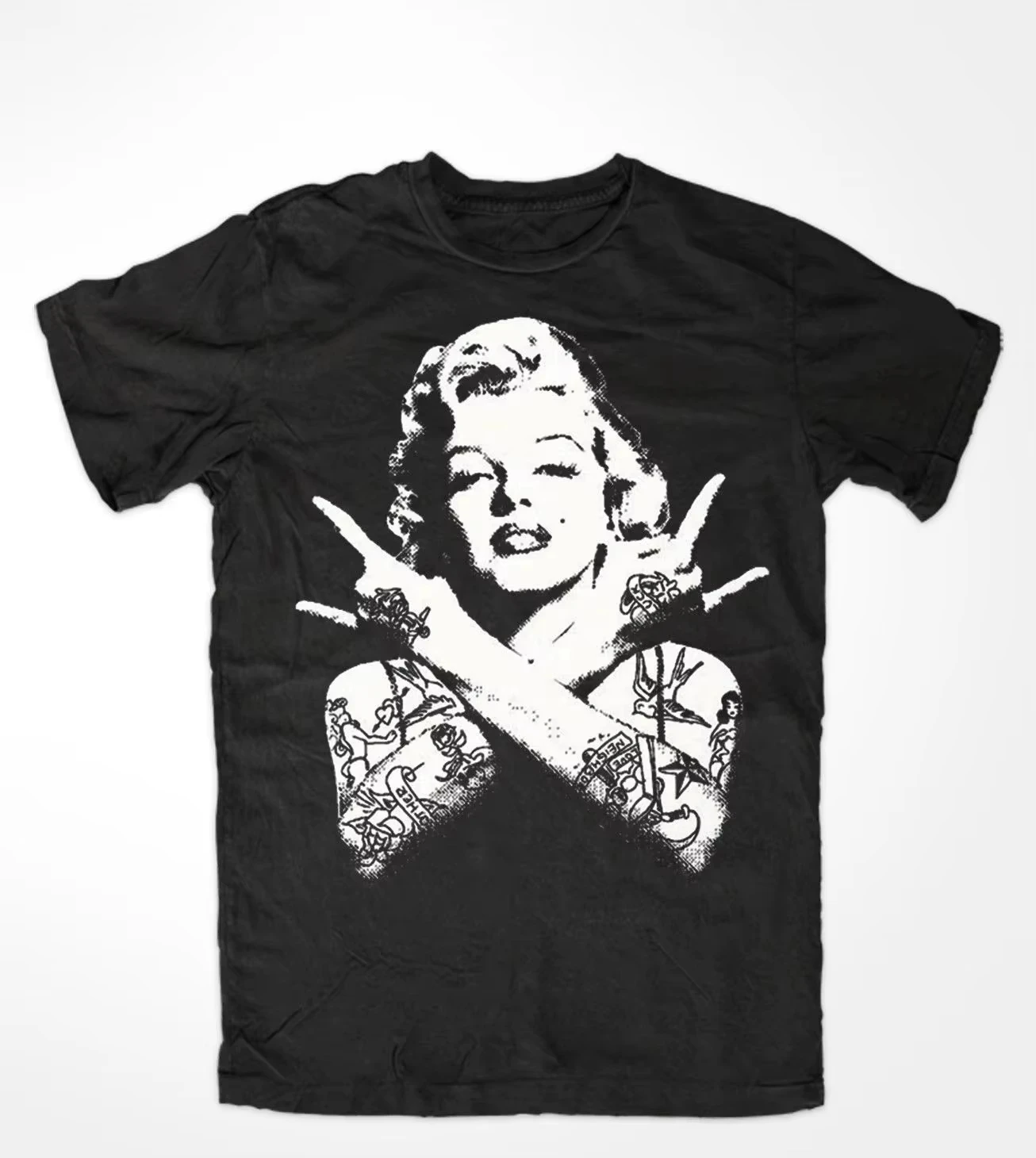 

Motorcycle Tattoo Premium Tshirt Biker Motorrad Punk Rock N Roll Fashion Women Tees Tops Hip Hop Graphic Women's Clothing