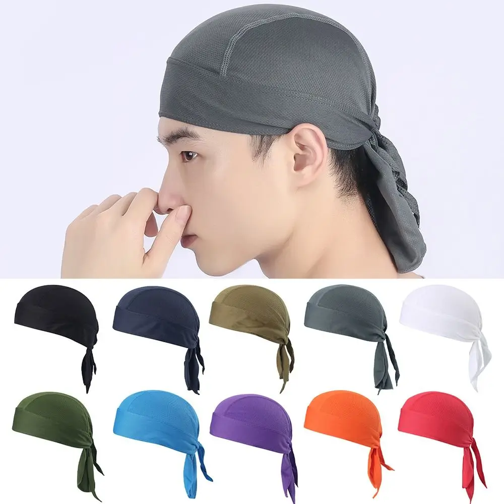 Men Women Quick-Dry Riding Baseball Bandana Caps Cycling Pirate Hat Running Cap Sport Bike Beanie Summer Head Scarf ﻿