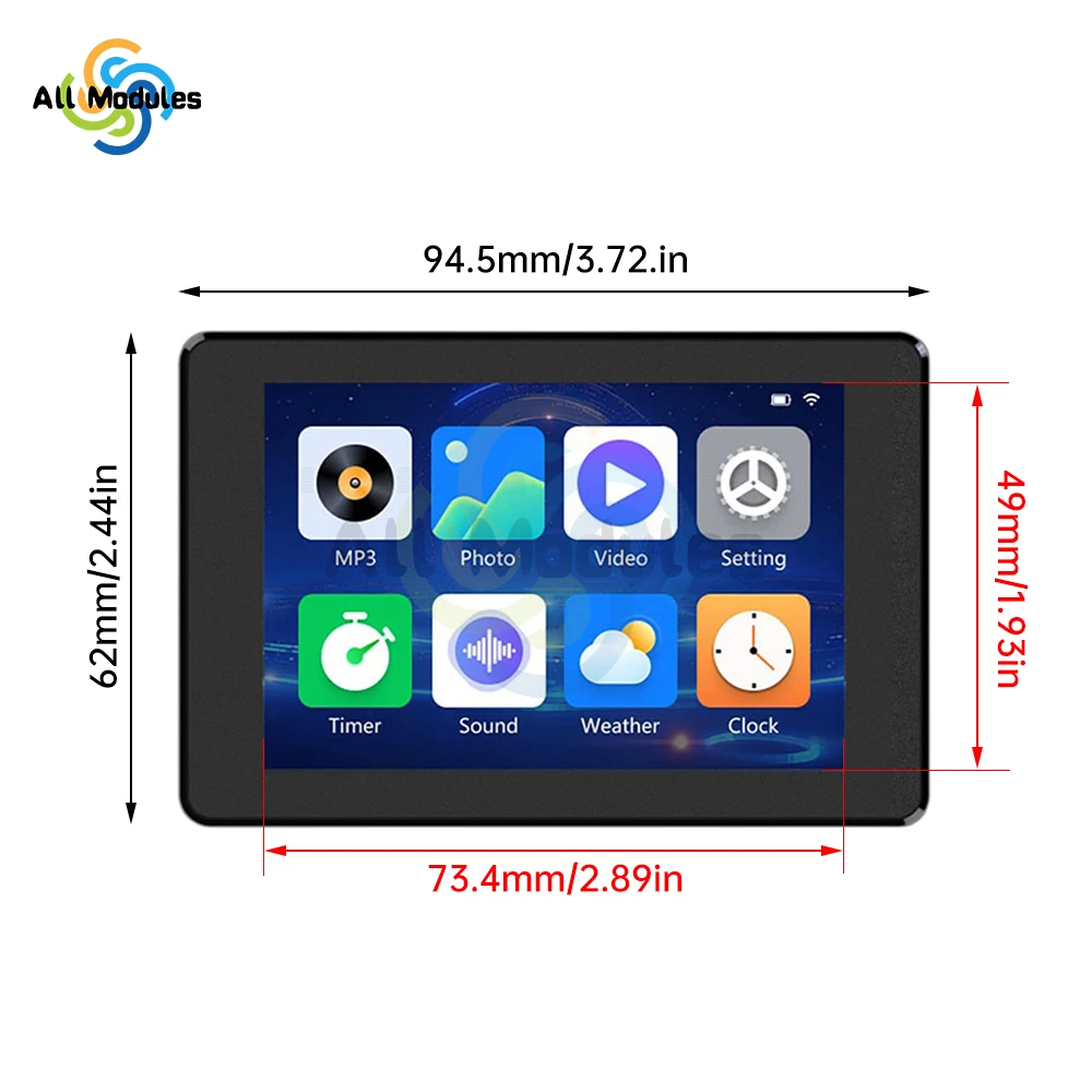 

ESP32-S3 3.5-inch Capacitive Touch Screen ESP32-S3 Wifi BT Development Board 320*480 RGB 65K Color