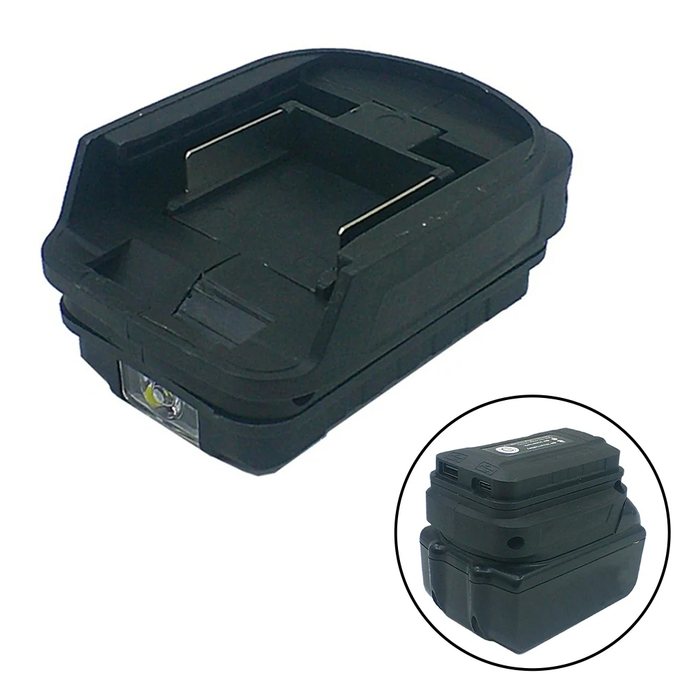 Carregamento externo 18V Carregador USB BL1830 Conversor Design compacto Lanterna Feature Placa de carregamento inteligente