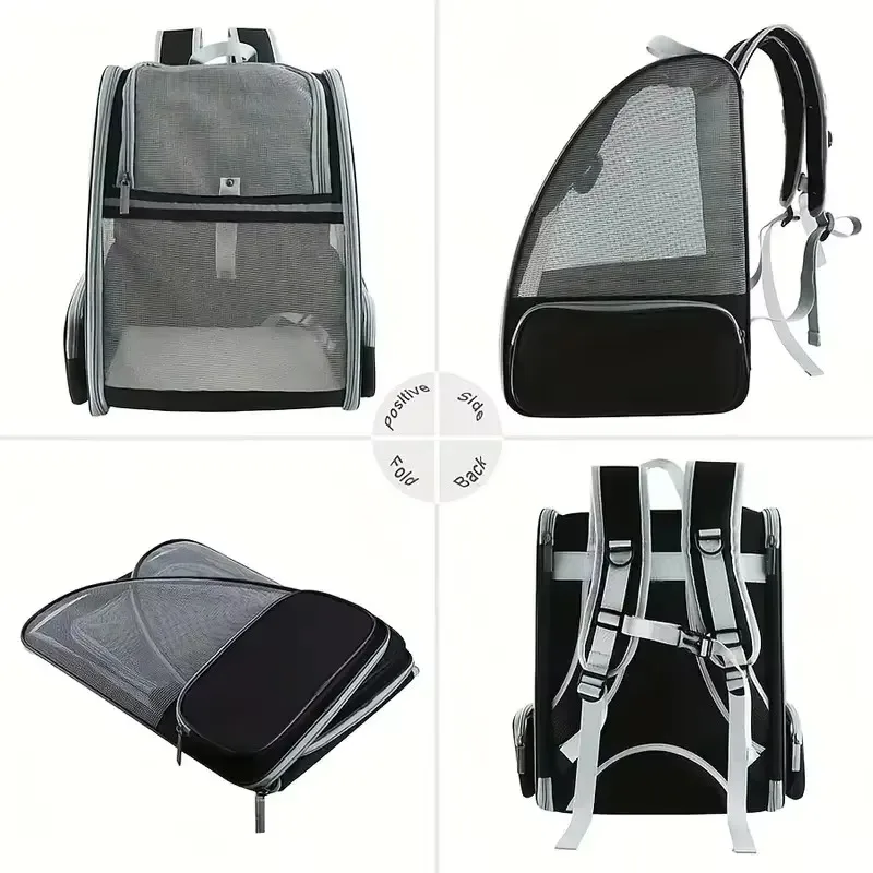 FurstarPet Cat Bag Puppy Carrying Outgoing Portable Large Capacity Pet Transport Bag Dog Bag Breathable Box Mesh Cat Shoulder Ba