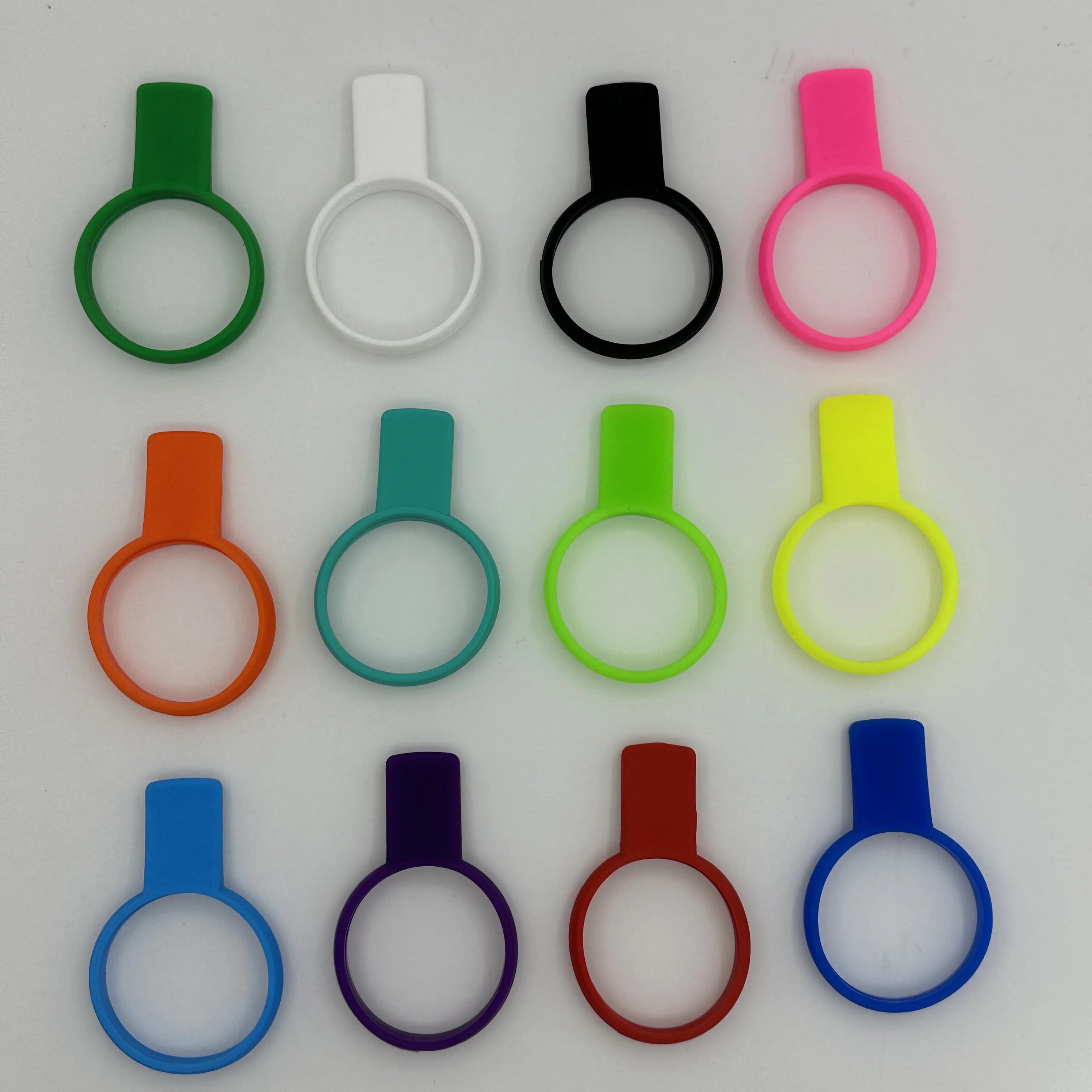 10pcs/lot 2024 Squash Padel Tennis Racket Grip Trainer Silicone for Tennis Training