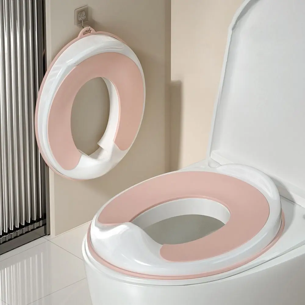 Splash-proof Children's Toilet Seat Anti-slip Easy to Wash Baby Toilet Seat Household Auxiliary Training Toilet Seat Gasket