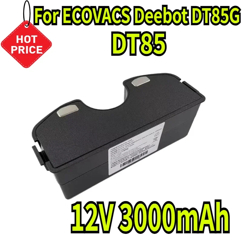 Battery for ECOVACS Deebot DT85G DT85 DT83G DM81 &Pro Robot Vacuum Cleaner Sweeper Rechargeable Accumulator Replacement 12V