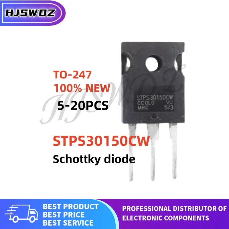 

5/10/20Pcs STPS30150CW STP S30150CW TO-247 Schottky diode 100% New and quality