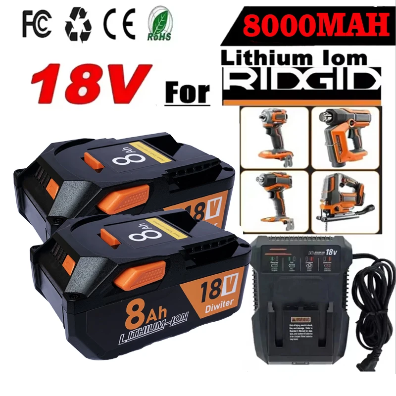 

Комплект литиевых аккумуляторов Ridge 18V, высокопроизводительные элементы, предназначены для строительных площадок, совместимы со всей серией инструментов.