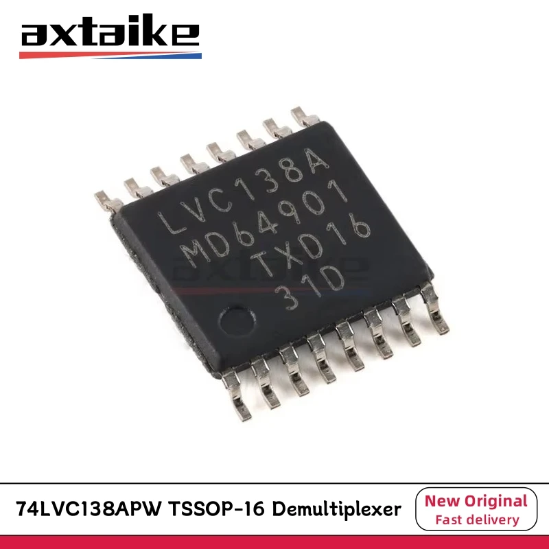 10PCS 74LVC138APW LVC138A SN74LVC138APWR LC138A TSSOP-16 3-to-8 Line Decoder Demultiplexer Inverting IC SMD Chip