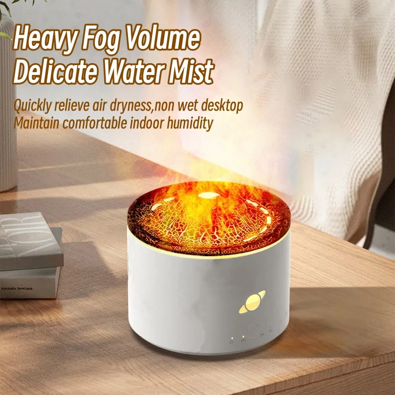 230 мл USB Диффузор ароматического масла пламя ароматический воздух увлажнитель бытовой электроультразвуковой увлажнитель диффузор