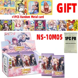 2023 New Goddess Story Ns 10m05 Collection Cards  Metal Cards Tcg Booster Box  Bikini Rare Anime Table Playing Game Board Cards