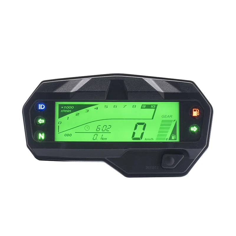 

Intelligent Library 7 Color Universal Gauge Digital Electronics Indicator For FZ16 New Motorcycle Speedometer