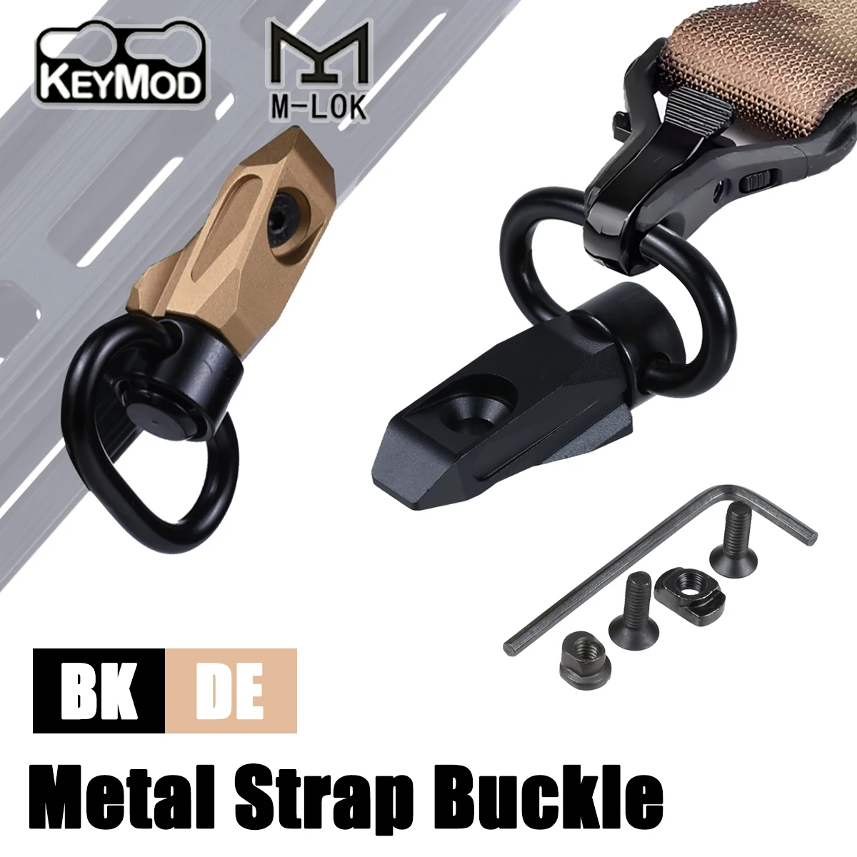 التكتيكية RSA GBB مشبك QD حبال دوارة Mlok نطاق جبل مرفق محول صالح 20 مللي متر السكك الحديدية MLOK KEYMOD الادسنس بندقية الملحقات