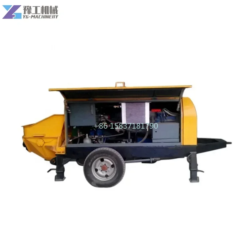 Factory Manufacturing Concrete Pump Mixer Main Oil Concrete Pump Building Construction Machine Concrete Pumping Mixer for Mexico