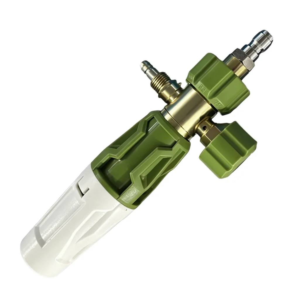 Green Foam Pot Nozzle for Bubble Sprite Compatible with Foam Pots Used in Car Wash Outdoor Cleaning Applications