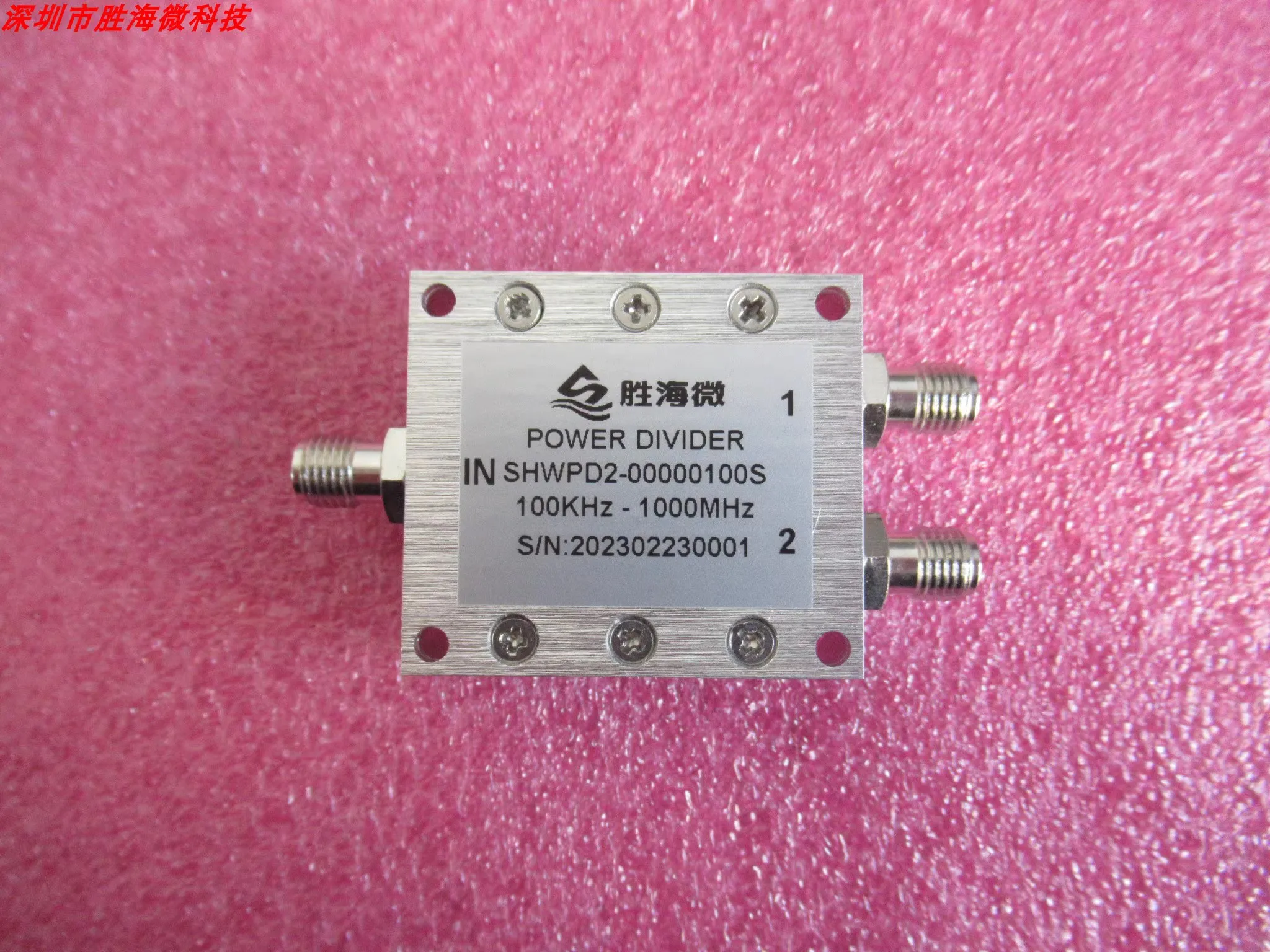 100KHz-1GHz 1-40G 26.5G 1-18G SMA um ponto dois, divisor de potência de microtira RF