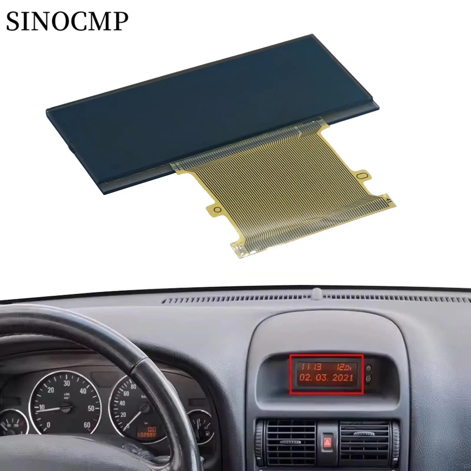 LCD Display Vauxhall TID On-Board Computer Display For Opel Astra/Agila/Combo/Corsa For Holden Vauxhall Suzuki Chevrolet Parts